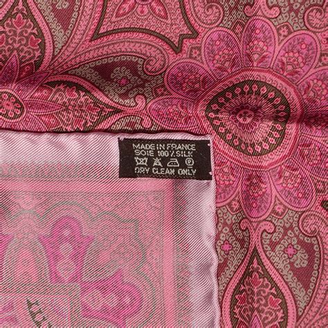 hermes pink pocket square|authentic Hermes Tiesto.